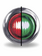 MINI LED DOTS DUAL REVOLUTION RED/GRN .75" DIA