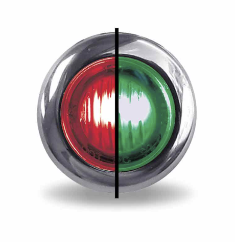 MINI LED DOTS DUAL REVOLUTION RED/GRN .75" DIA