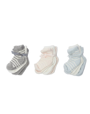 BAREFOOT DREAMS COZYCHIC INFANT SOCKS, 3PK