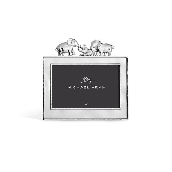 ELEPHANT FRAME SILVER 4X6