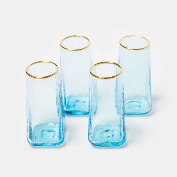 CARAVAN HOME CELINE SHOT GLASS SKY BLUE, SET OF 6