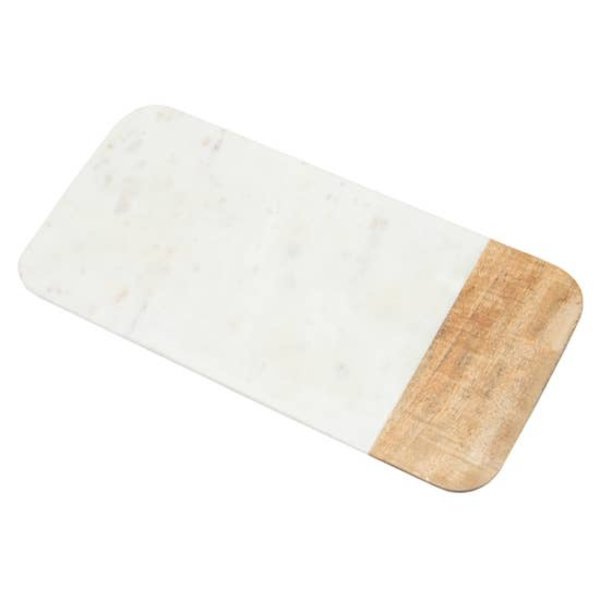 CARAVAN HOME CHEESEBOARD MARBLE & WOOD