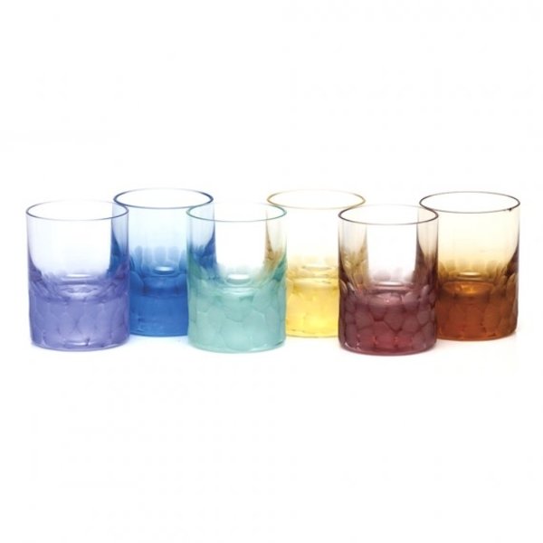 MOSER PEBBLES SHOT GLASSES, SET OF 6