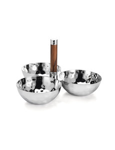 SIERRA 3 BOWL SET W/WOOD HANDLE