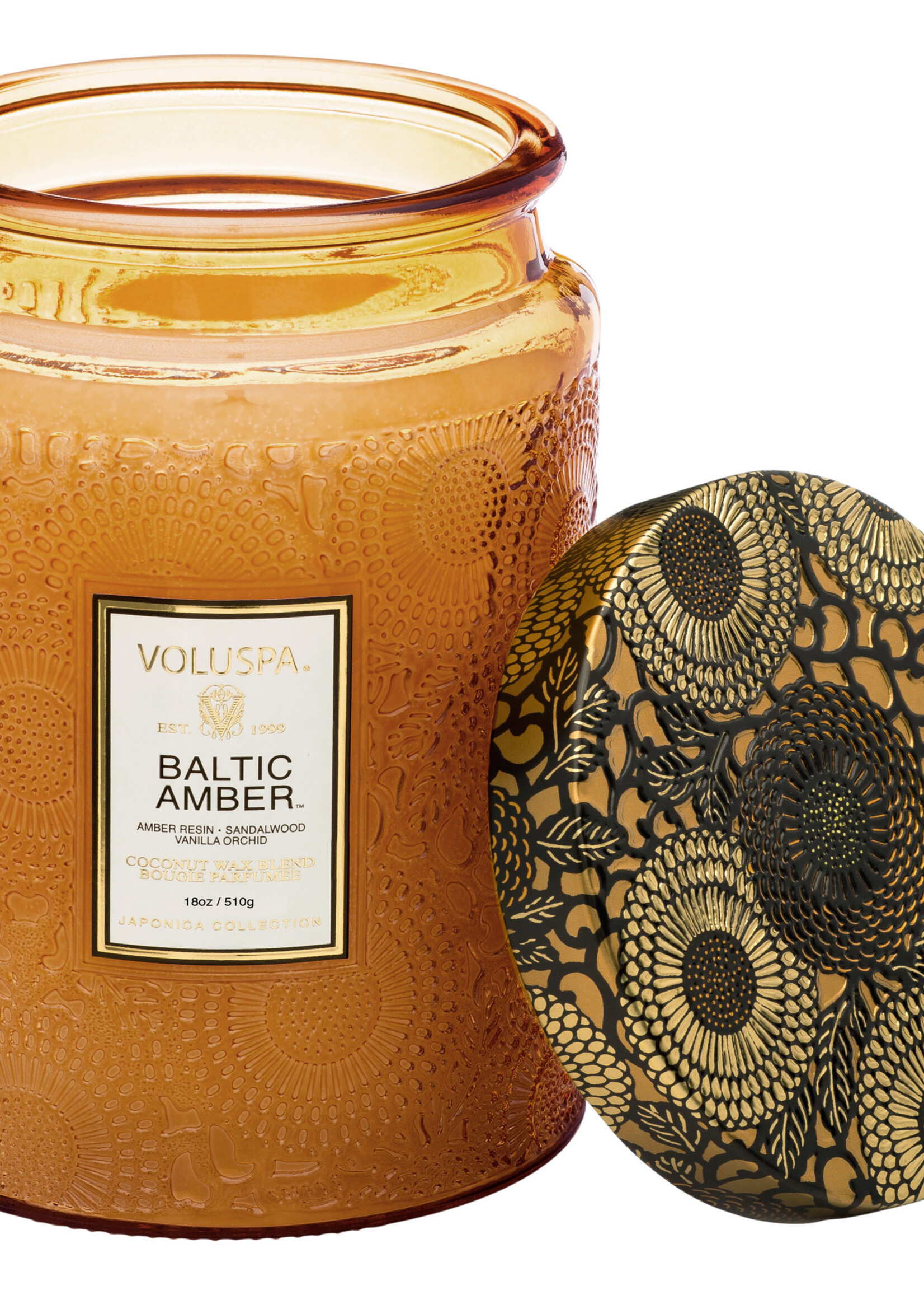 VOLUSPA JAPONICA LARGE GLASS JAR CANDLE