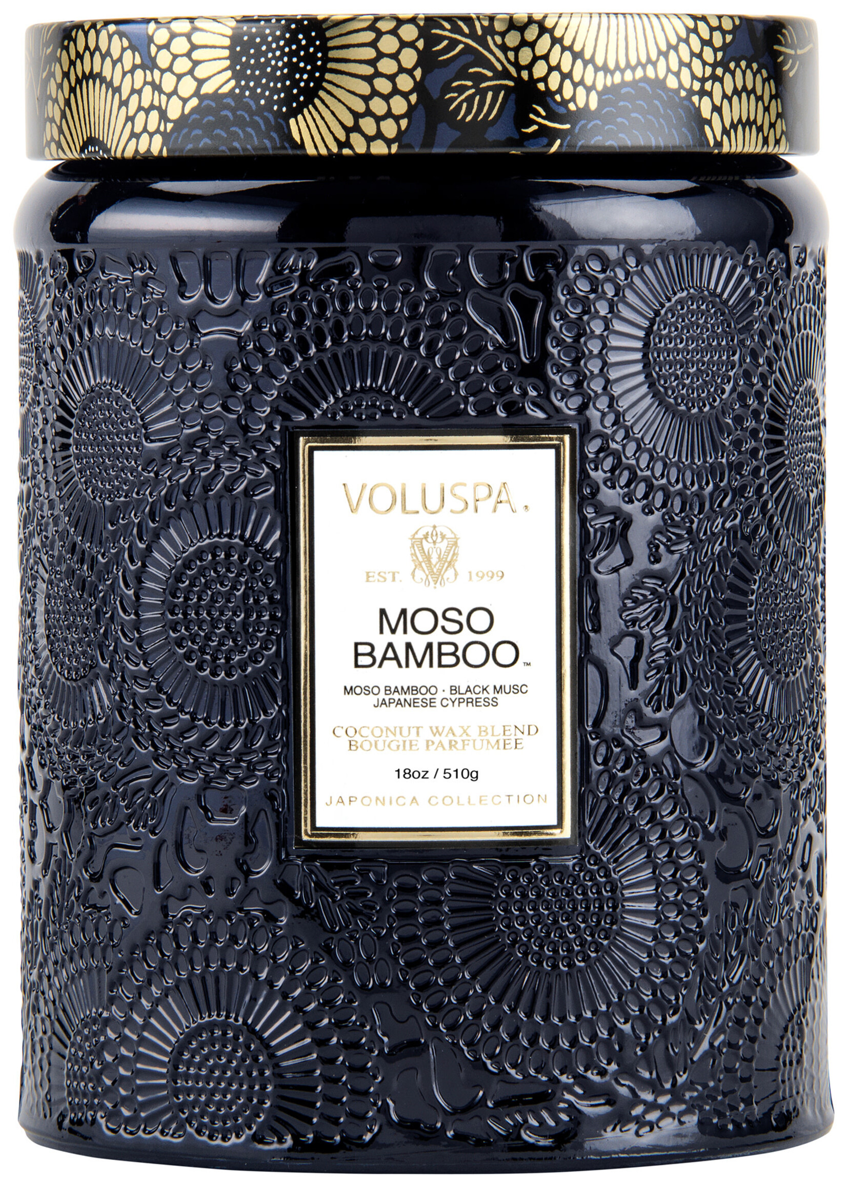 VOLUSPA JAPONICA LARGE GLASS JAR CANDLE