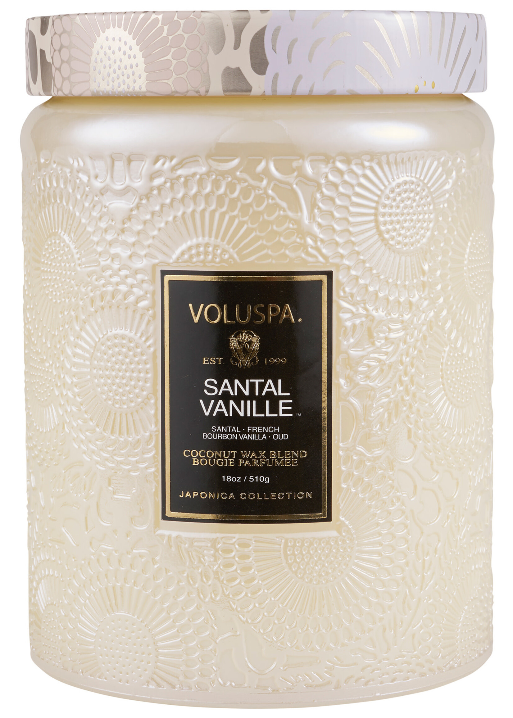 VOLUSPA JAPONICA LARGE GLASS JAR CANDLE