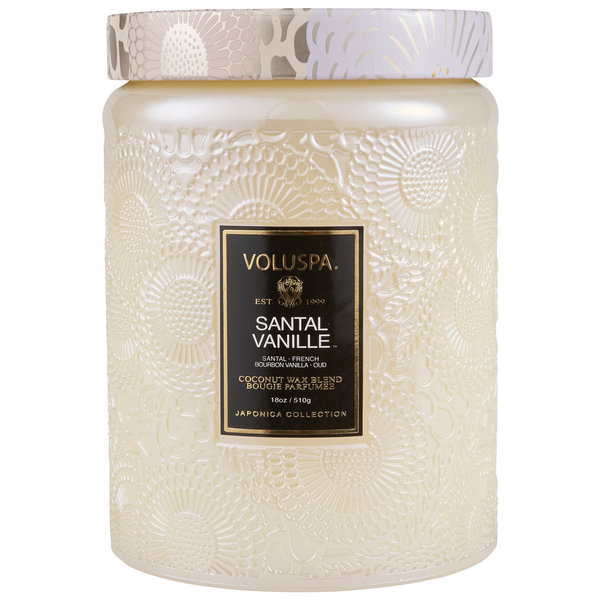 VOLUSPA JAPONICA LARGE GLASS JAR CANDLE