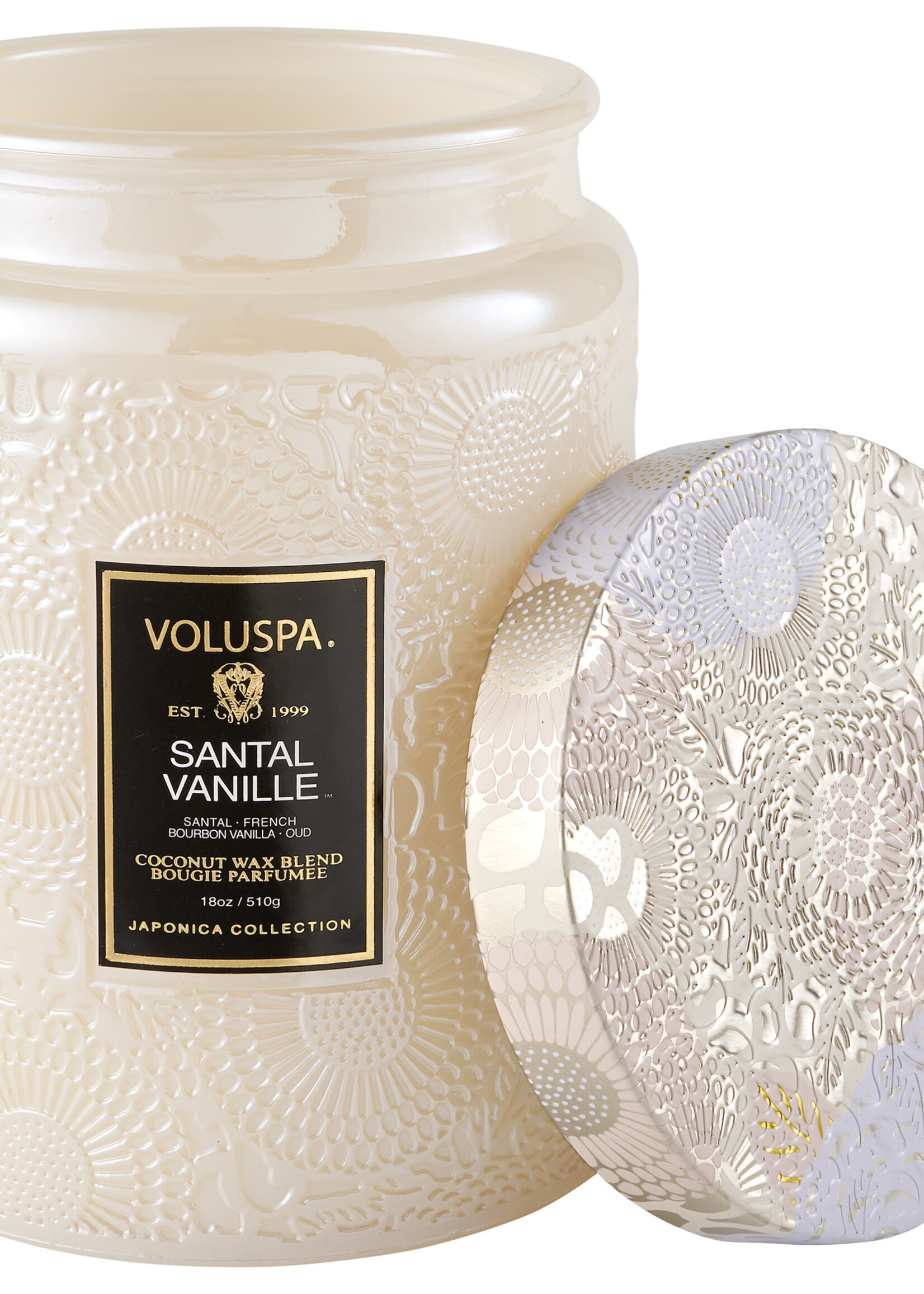 VOLUSPA JAPONICA LARGE GLASS JAR CANDLE