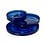 MOONBAY INDIGO BLUE ALABASTER GLASS TRAY/PLATE - SMALL