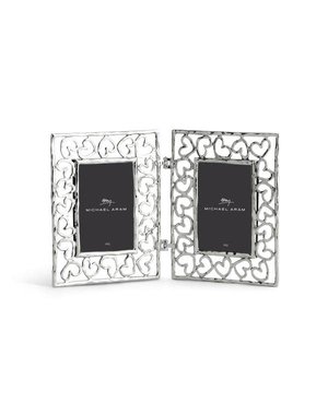  HEART FRAME HINGED SILVER 2X3
