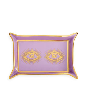  MUSE EYES VALET TRAY - PURPLE/GOLD
