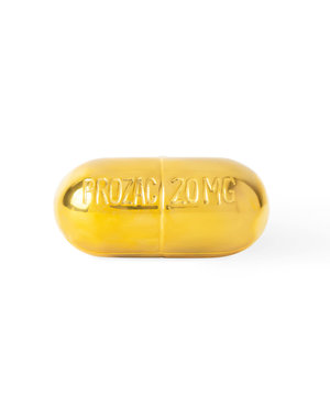  BRASS PILL BOX - PROZAC