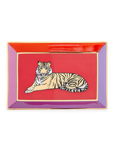  SAFARI TIGER RECTANGLE TRAY - MULTI