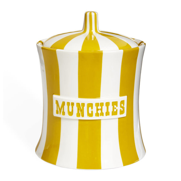 VICE CANISTER - MUNCHIES - YELLOW 8.75"