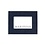 INDIGO BLUE FAUX GRASSCLOTH FRAME 4X6