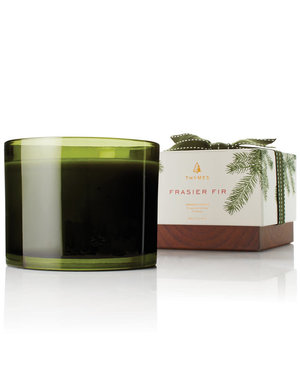 THYMES FRASIER FIR GREEN POURED CANDLE 3-WICK 17OZ