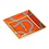 EDEN SNAKE SQUARE TRAY - ORANGE