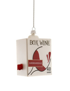  BOXED WINE ORNAMENT