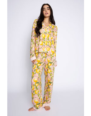 PJ SALVAGE PJ SALVAGE IN BLOOM LEMON SET