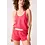 PJ SALVAGE PJ SALVAGE MIX/MATCH RUBY RED TANK/SHORT SET OF 2 PAIRS