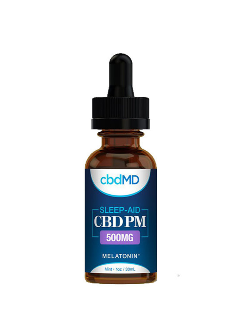 cbdMD CbdMD PM Oil Tincture Drops 30 ml 500 mg Mint