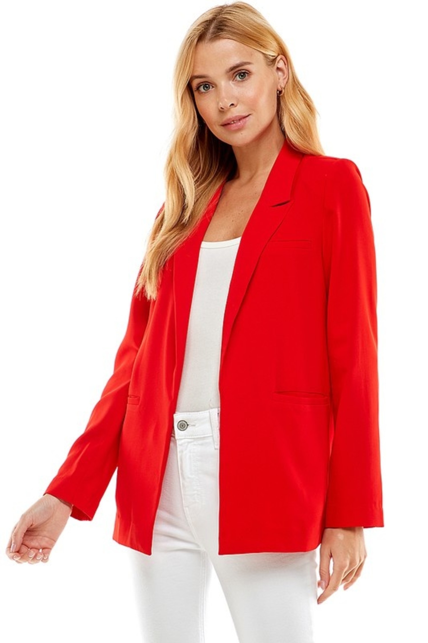 shoulder pad blazer