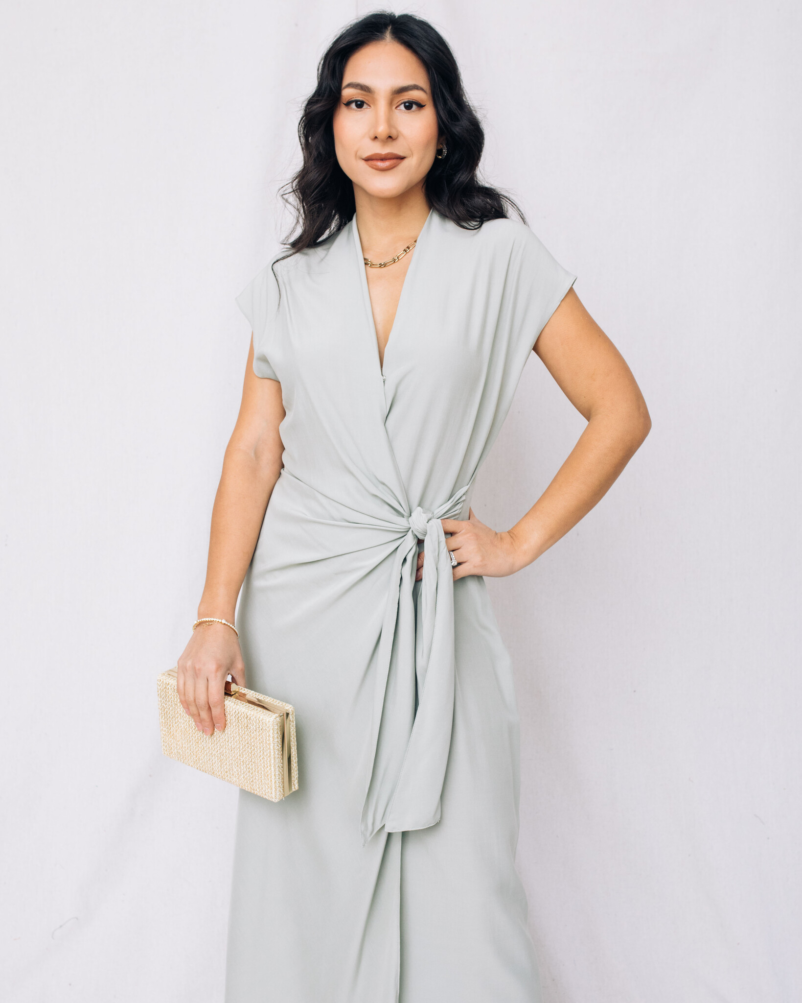 True top wrap dress