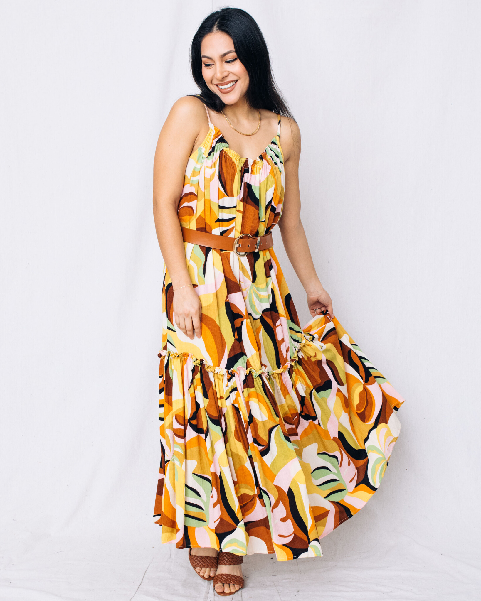 Sun Follower Midi Dress