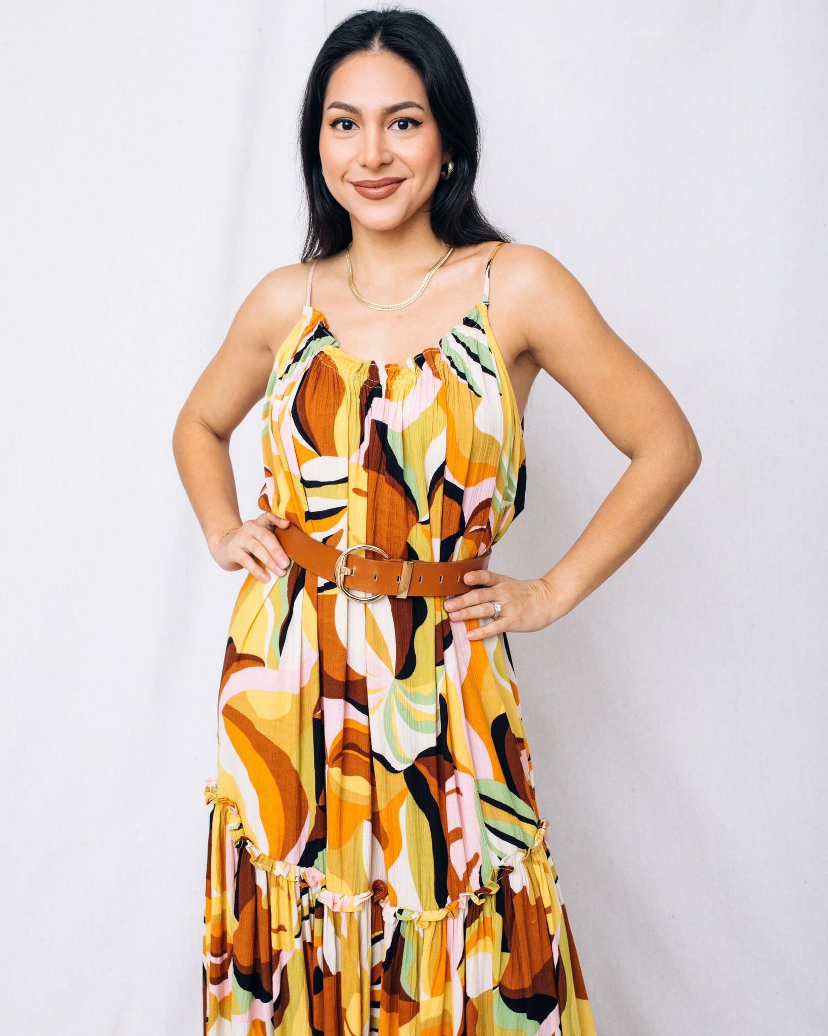 Sun Follower Midi Dress - MAVEN