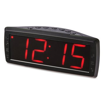 onn. onn. Digital Alarm Clock with Radio