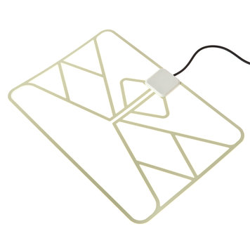 onn. onn. Indoor Clear TV Antenna