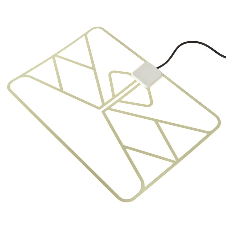 onn. onn. Indoor Clear TV Antenna