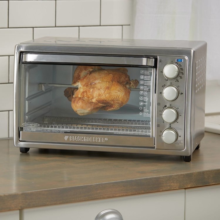 BLACK+DECKER BLACK+DECKER Rotisserie Convection Countertop Toaster Oven, Stainless Steel, TO4314SSD