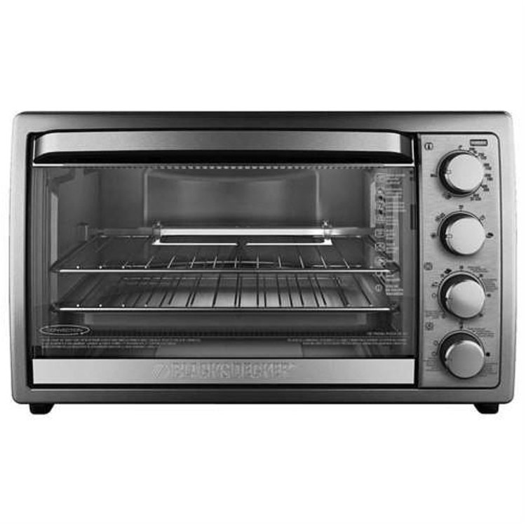 BLACK+DECKER BLACK+DECKER Rotisserie Convection Countertop Toaster Oven, Stainless Steel, TO4314SSD