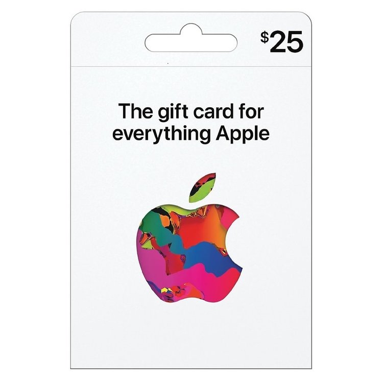 Apple Apple - $25 Gift Card - App Store, Music, iTunes, iPhone, iPad, AirPods, Accessories, and more