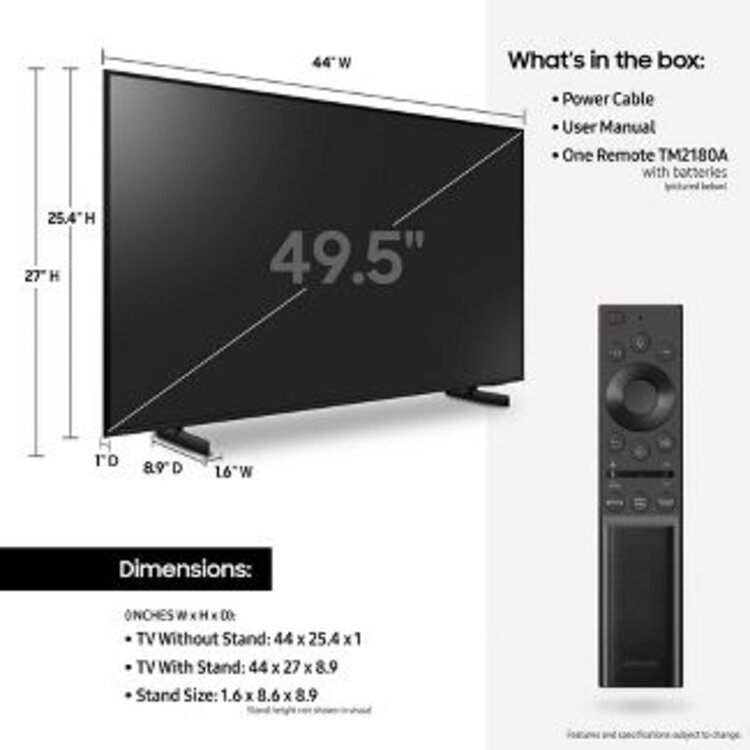 Samsung Samsung - 50" Class TU7000 Crystal UHD 4K Smart TV