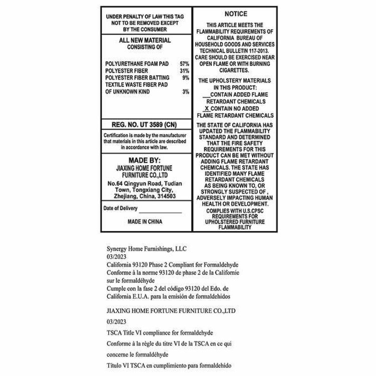 Various Brands Decklyn Leather Pushback Recliner