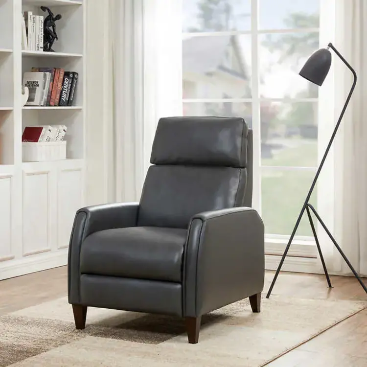 Various Brands Decklyn Leather Pushback Recliner