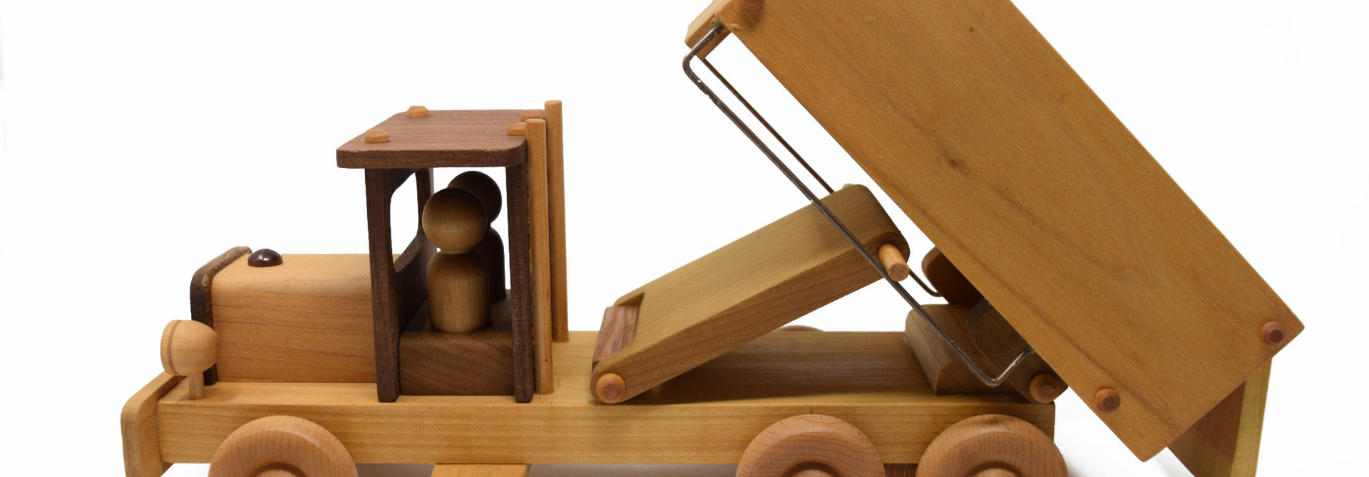 Wooden Dump Truck Toy