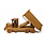 POPTY Wooden Dump Truck Toy