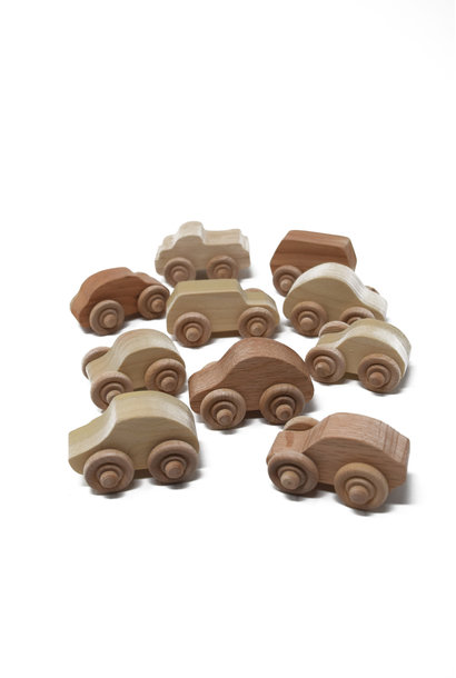 wood toy cars