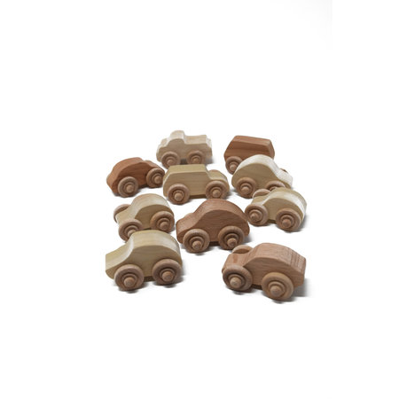 POPTY Mini Wooden Toy Cars