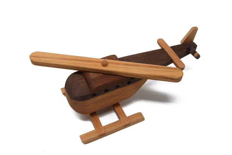 POPTY Wooden Helicopter Toy