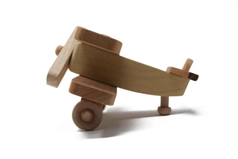 POPTY Wooden Airplane Toy