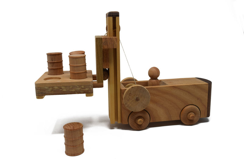 POPTY Wooden Forklift Toy