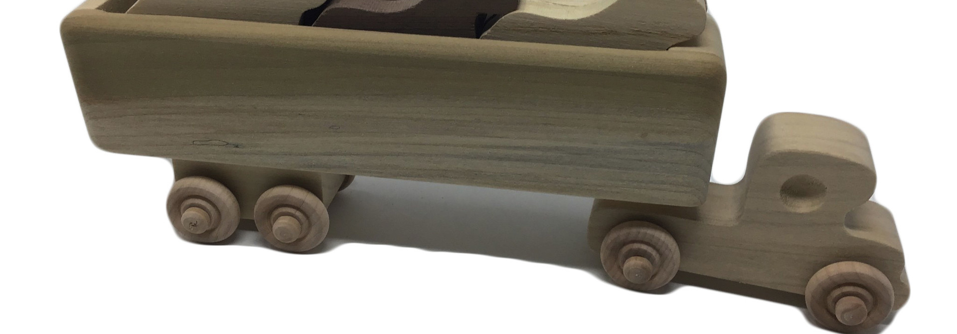 Wooden Horse Truck Toy