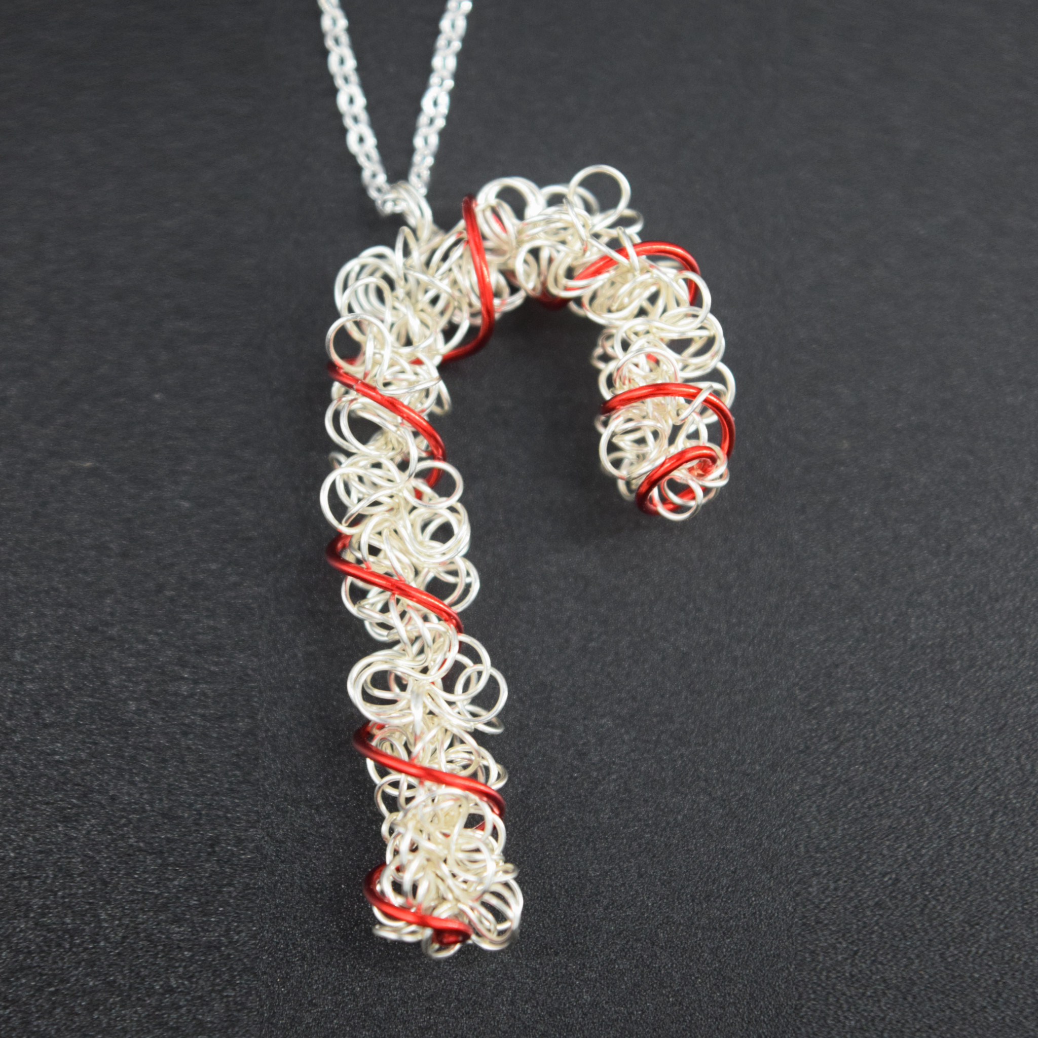 Candy Cane Necklace — Frosty's Fair School Holiday Shop