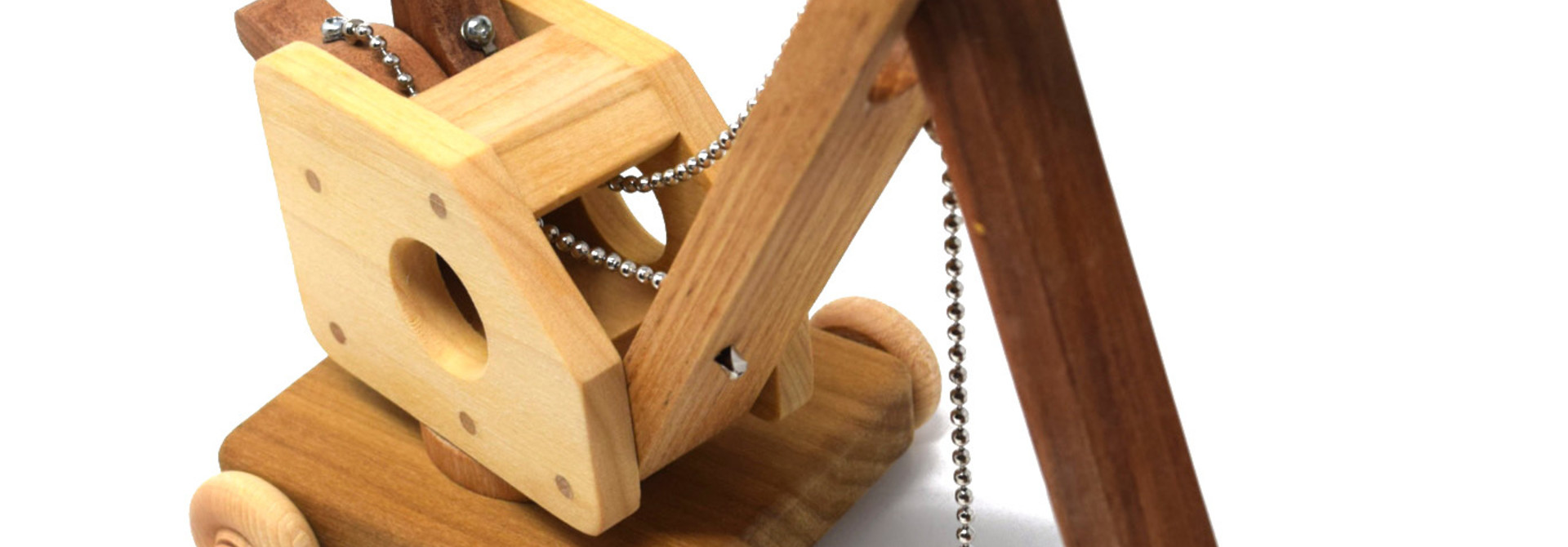 Wooden Steam Shovel Toy