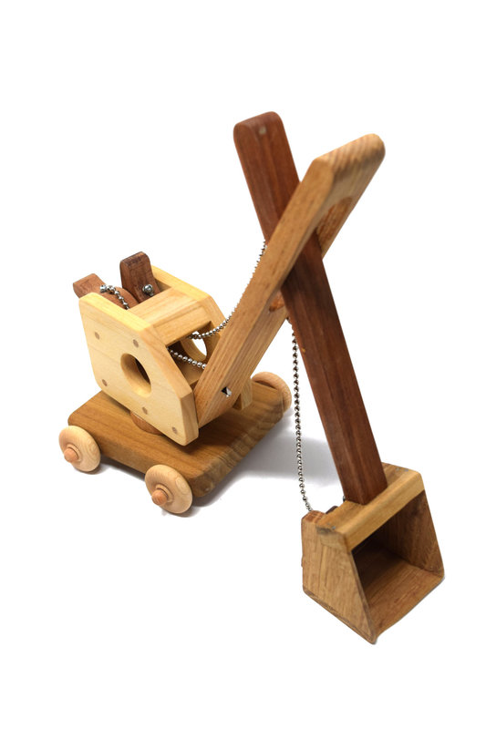 POPTY Wooden Steam Shovel Toy